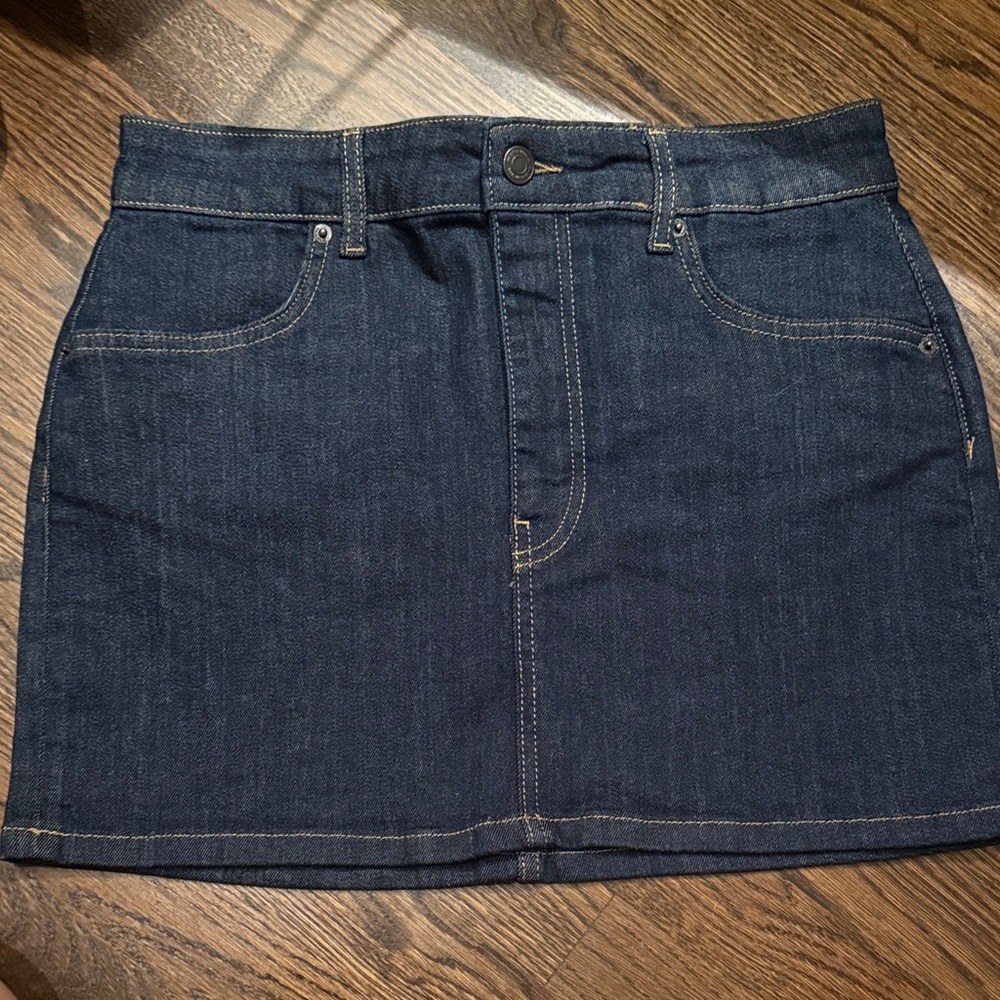 Denim Mini Skirt